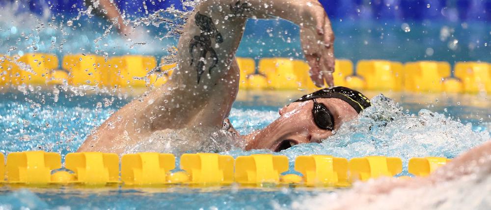 Florian Wellbrock schwimmt Weltjahresbestzeit über 1500 Meter Freistil