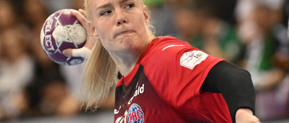 Mit 13 Toren führte Johanna Reichert die Bundesliga-Handballerinnen des Thüringer HC im Finale gegen Ikast Handbold zum European-League-Triumph.