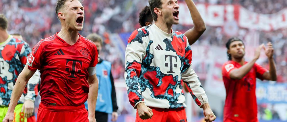 Schon nach dem 3:3 in Leipzig am Samstag war der Bayern-Mannschaft der Titel praktisch sicher.
