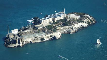 Die Gefängnisinsel Alcatraz in der Bucht von San Francisco.