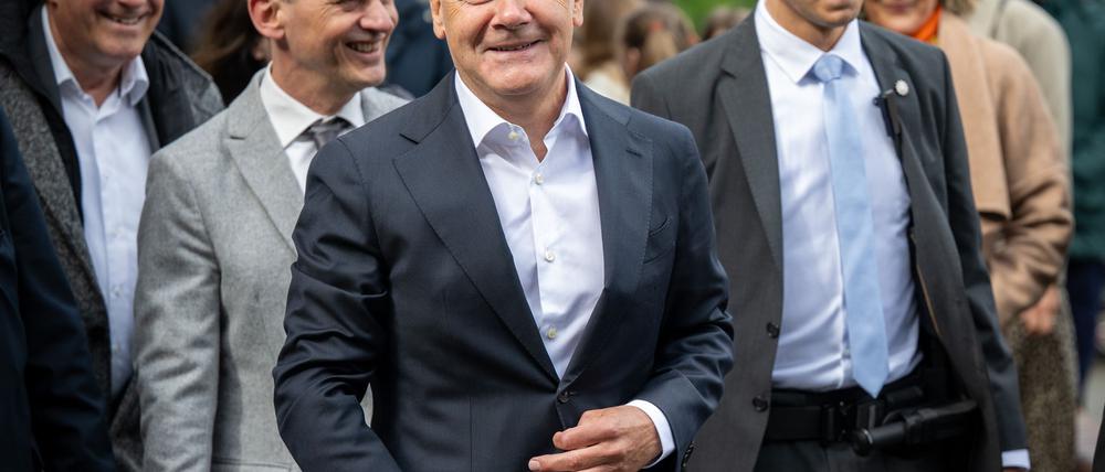 Bundeskanzler Olaf Scholz will ein zurückhaltender Ex-Kanzler sein.