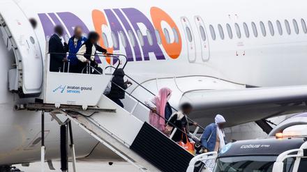 Im April wurden über das Resettlement-Programm Flüchtlinge aus Kairo per Flugzeug nach Hannover gebracht (Archivbild).