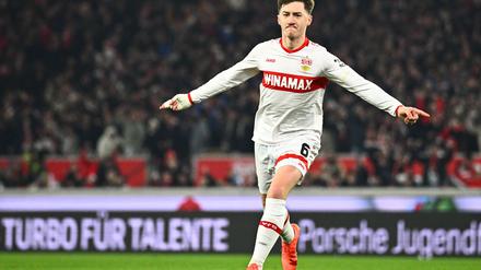 Angelo Stiller soll beim FC Liverpool auf der Liste stehen.