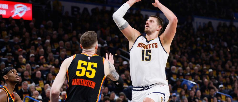 Hartenstein und Jokic trafen sich oft auf dem Platz.