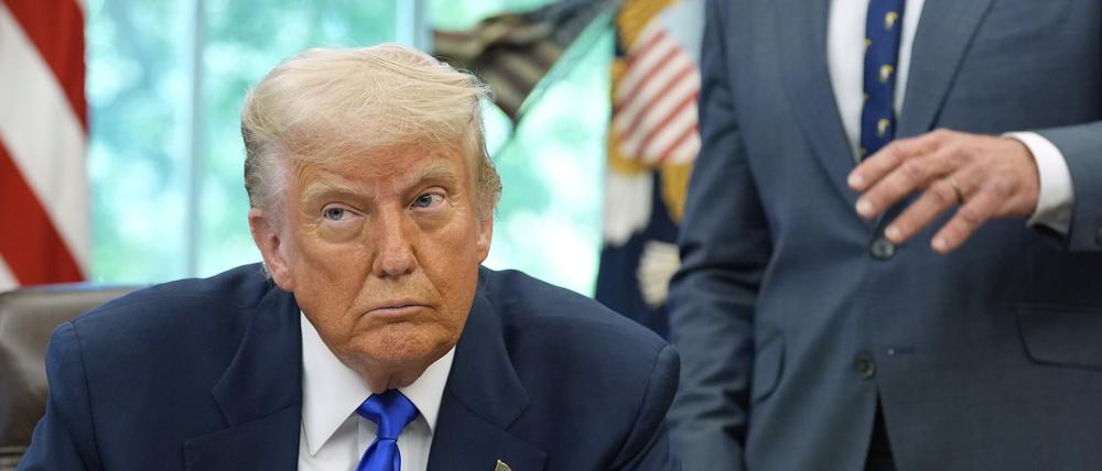 US-Präsident Donald im Oval Office des Weißen Hauses