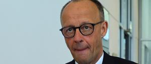 Friedrich Merz nach der Abstimmungsschlappe im Bundestag. 
