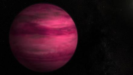 Was soll man zeigen von einem Planeten, von dem man nicht einmal weiß, ob es ihn gibt? Zum Beispiel ein Bild, wie er, vielleicht, aussehen könnte.