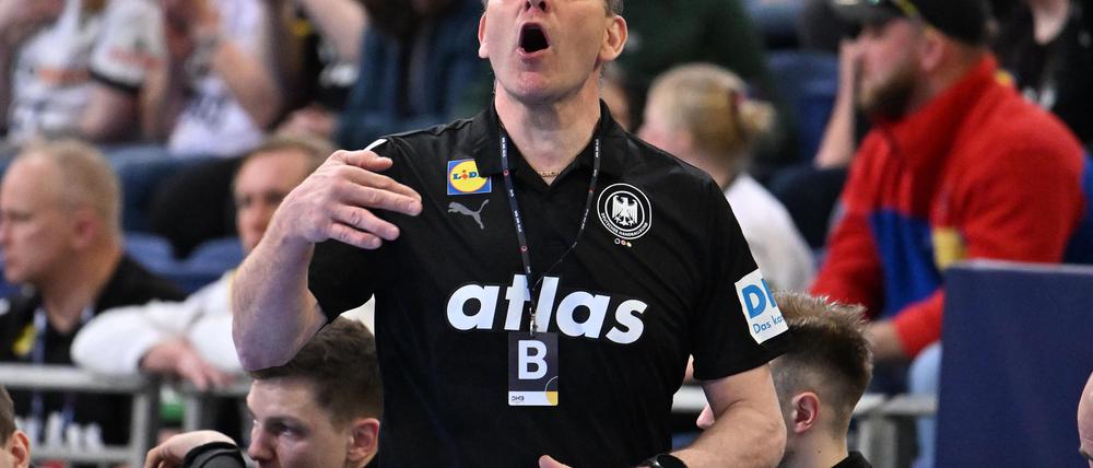 Handball-Bundestrainer Alfred Gislason setzt bei der Nationalmannschaft auch auf Talente