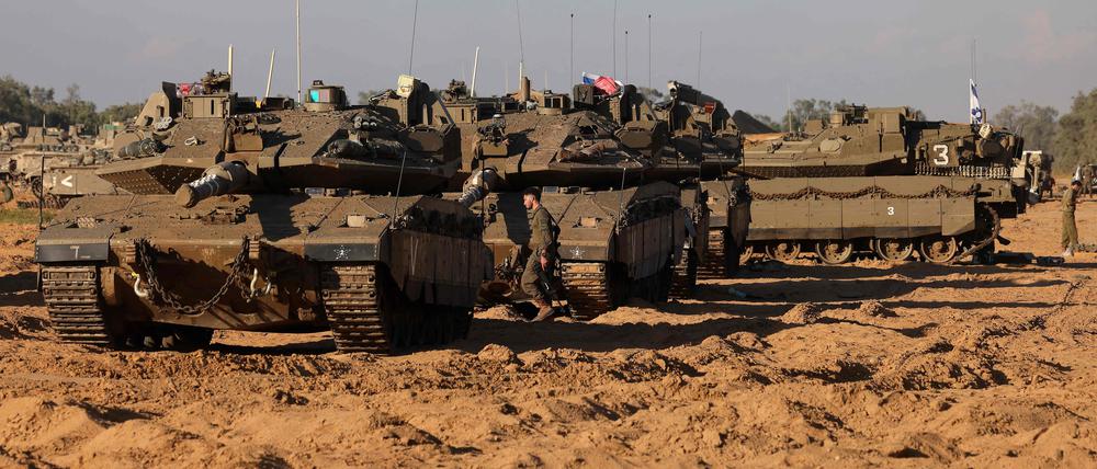 Israels Armee soll dauerhaft in Teilen des Gazastreifens bleiben.