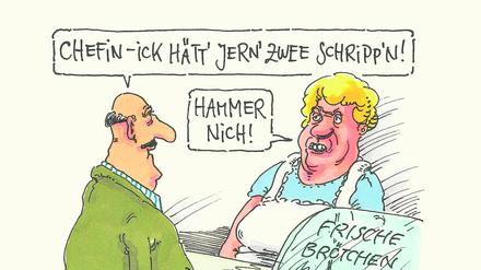 Karikatur zum 