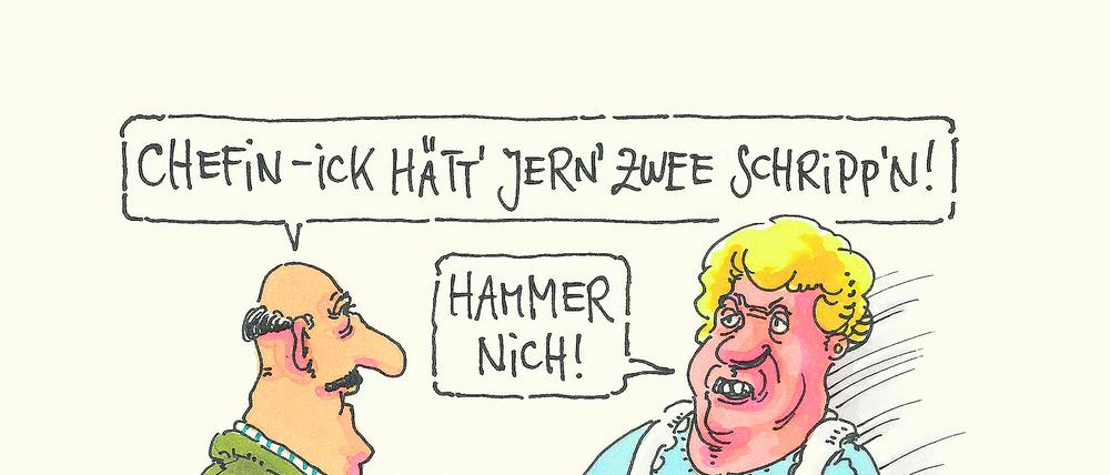 Karikatur zum 