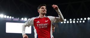 Ein Bild aus besseren Zeiten: Arsenals Angreifer Kai Havertz beim Torjubel. 
