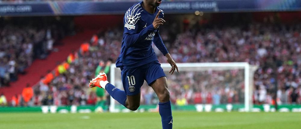 Auch im Rückspiel dabei: PSG-Stürmer Ousmane Dembele.
