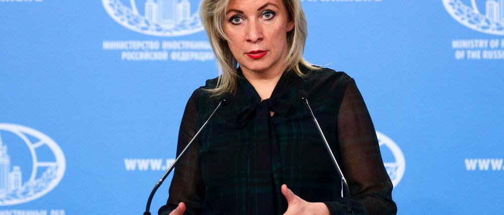 Die russische Außenamtssprecherin Sacharowa hat die EU in eine Reihe mit Nazi-Deutschland gestellt (Archivbild).