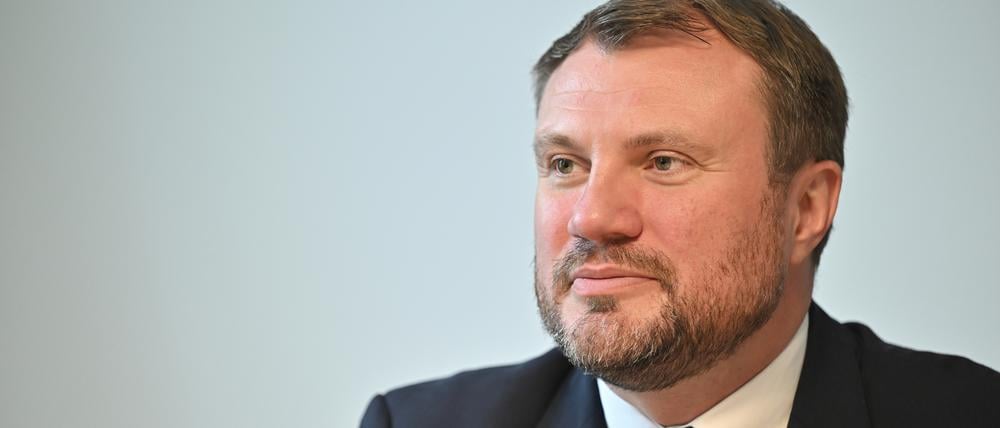 Daniel Keller, SPD, Minister für fuer Wirtschaft, Arbeit, Energie und Klimaschutz des Landes Brandenburg