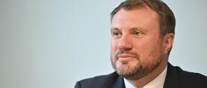 Daniel Keller, SPD, Minister für fuer Wirtschaft, Arbeit, Energie und Klimaschutz des Landes Brandenburg