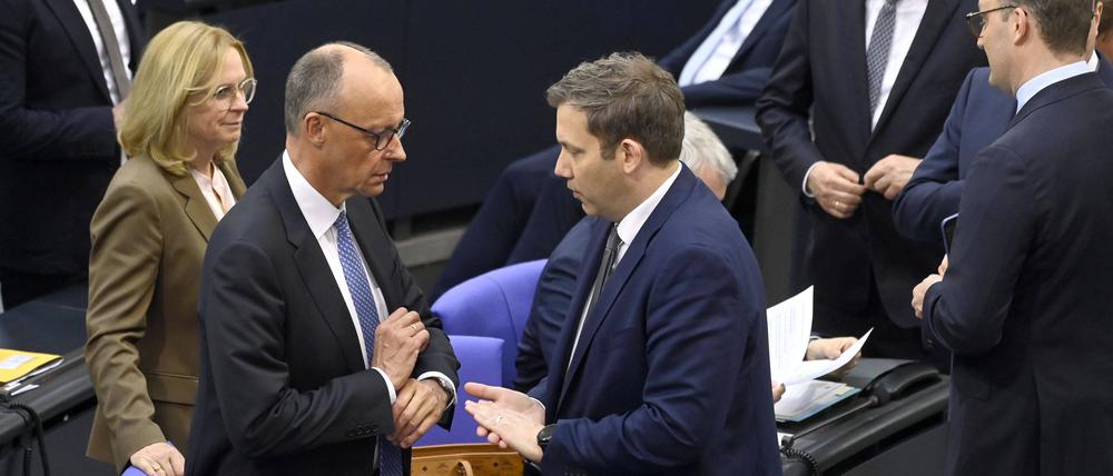 Friedrich Merz und Lars Klingbeil.