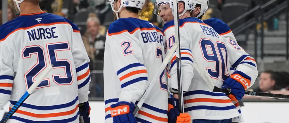 Die Oilers erzielten vier Treffer in Las Vegas - das reichte zum Sieg.