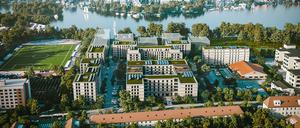 Nah am Wasser stehen die neuen Gewobag-Wohnungen in der Köpenicker Wendenschloßstraße.