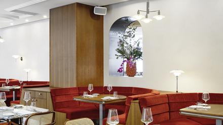 Schon bisschen oh lala: Die Brasserie „Manon“ in neuen Hotel Roomers, ehemals Hotel am Steinplatz. 