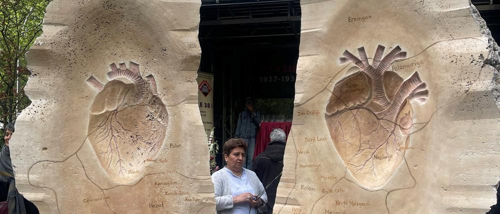 Das Mahnmal in Kreuzberg erinnert an die Opfer des Dersim-Massakers in der Türkei.