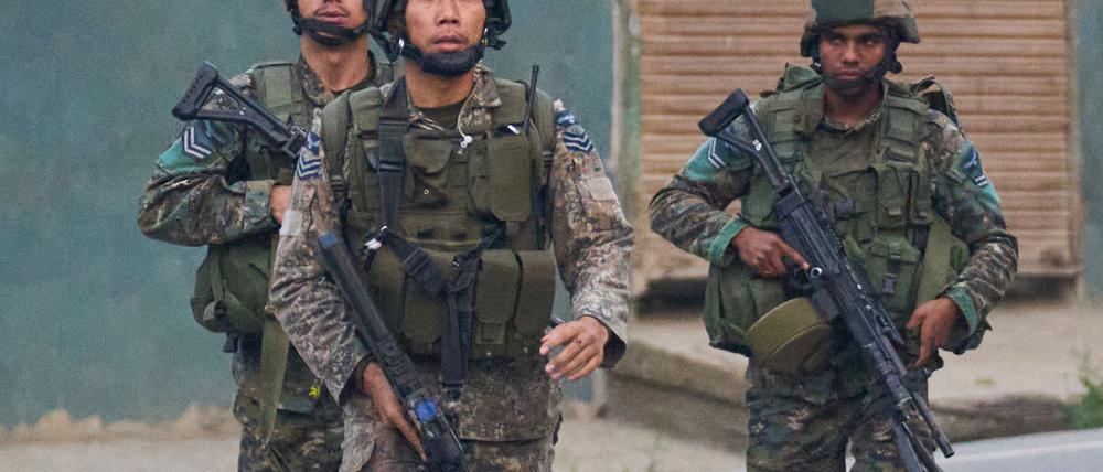 Spannungen zwischen Indien und Pakistan.