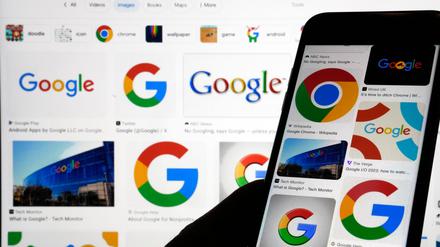 Die Quartalsergebnisse von Google ließen bisher keine Einbußen durch die neue KI-Konkurrenz erkennen. (Archivbild)