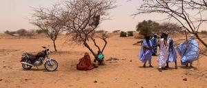 Keine Unterkunft: Flüchtlinge aus Mali müssen am Dorfrand oder in der Wüste ausharren.