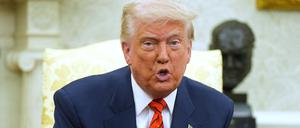 US-Präsident Donald Trump ist mit der Fed nicht zufrieden.