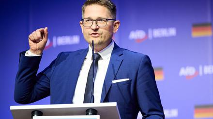 Die brandenburgische AfD will sich juristisch gegen die Hochstufung als gesichert rechtsextremistische Bestrebung wehren. (Archivbild)