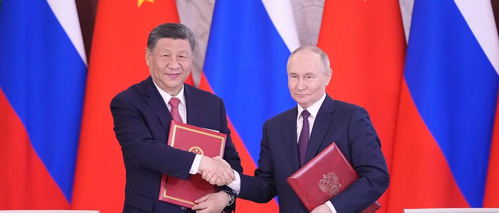 Putin und Xi bekräftigen Partnerschaft.