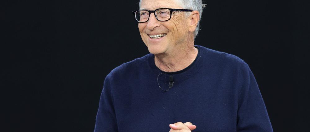 Bill Gates will sein Geld ausgeben für eine bessere Welt.