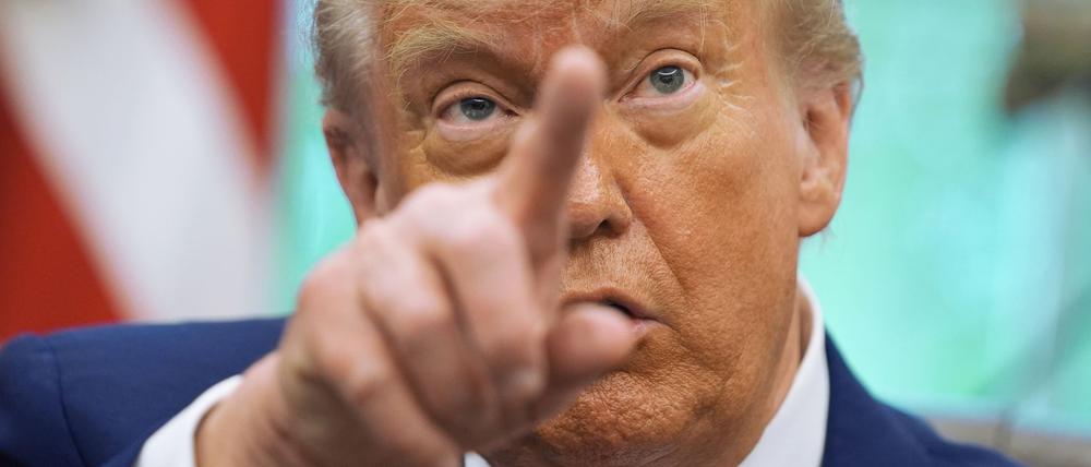 US-Präsident Trump gratuliert dem Papst. 