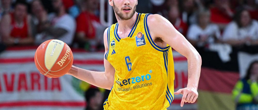 Nationalspieler Malte Delow war gegen Göttingen bester Berliner Werfer.