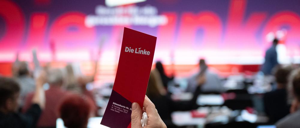 Die Linke trifft sich diesmal in Chemnitz zu ihrem 9. Bundesparteitag. (Archivbild)