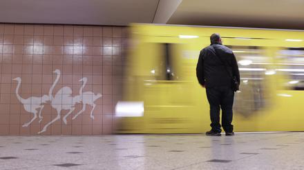In Berlins U-Bahnen sind Fahrkartenkontrollen seltener geworden. (Archivbild)