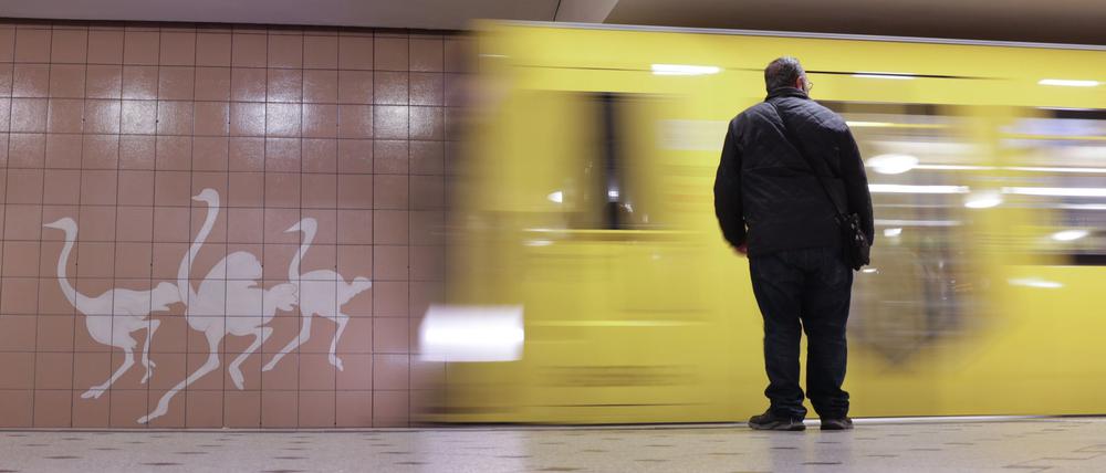 In Berlins U-Bahnen sind Fahrkartenkontrollen seltener geworden. (Archivbild)