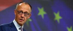 Friedrich Merz in Brüssel.