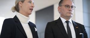 Alice Weidel und Tino Chrupalla.