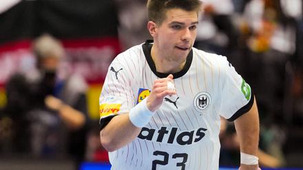 Eine echte Handball-Familie: Renars Uscins Vater Armands wird Trainer in Oranienburg. 