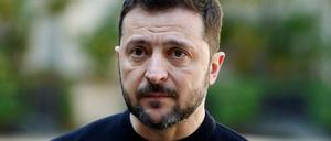 Der ukrainische Präsident Wolodymyr Selenskyj kündigt ein Treffen mit Ukraine-Unterstützern in Kiew an. (Archivbild)