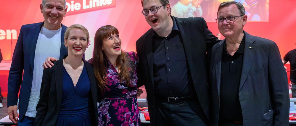 Partei- und Fraktionsspitze sind sich bei der Linken so einig wie selten.