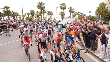 Die Auftaktetappe beim Giro d'Italia. 
