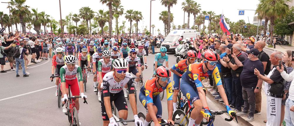 Die Auftaktetappe beim Giro d'Italia.