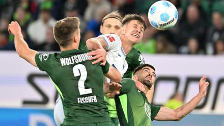 Wolfsburg und Hoffenheim lieferten sich ein umkämpftes Duell.