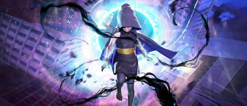 Artwork zum VR-Spiel „Selina: Mind at Large“