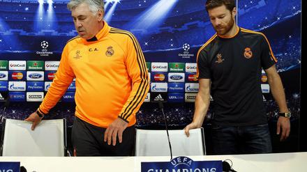 Reals Noch-Trainer Carlo Ancelotti kennt Xabi Alonso noch aus gemeinsamen Zeiten in der spanischen Hauptstadt.