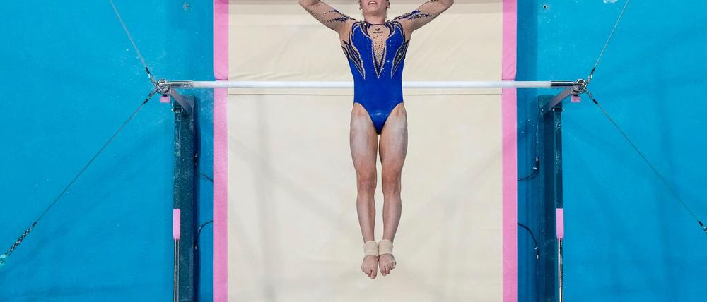 Am Spezialgerät Stufenbarren erzielte Helen Kevric den Tageshöchstwert.