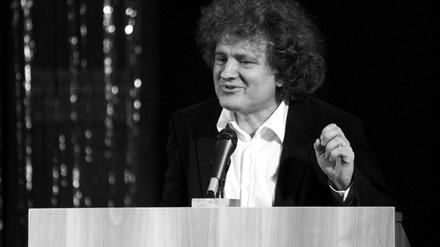 Carl Hegemann bei der Vergabe des Caroline-Neuber-Preises 2006 in Leipzig.