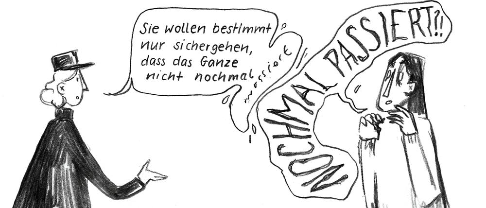Eine Seite aus „Unruhe“.